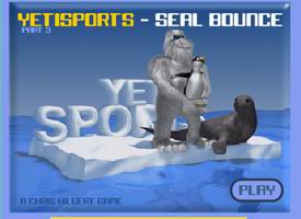 online игра YETISPORTS 3 SEAL BOUNCE